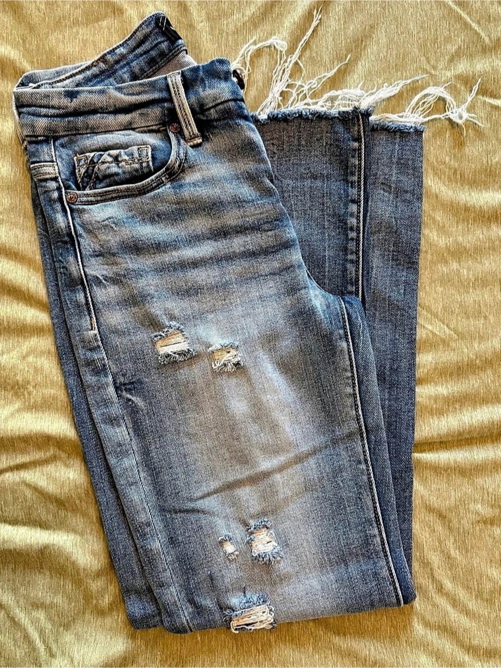 Women’s Buckle Black Fit No. 23 Cropped Straight Jeans Blue 26x28
